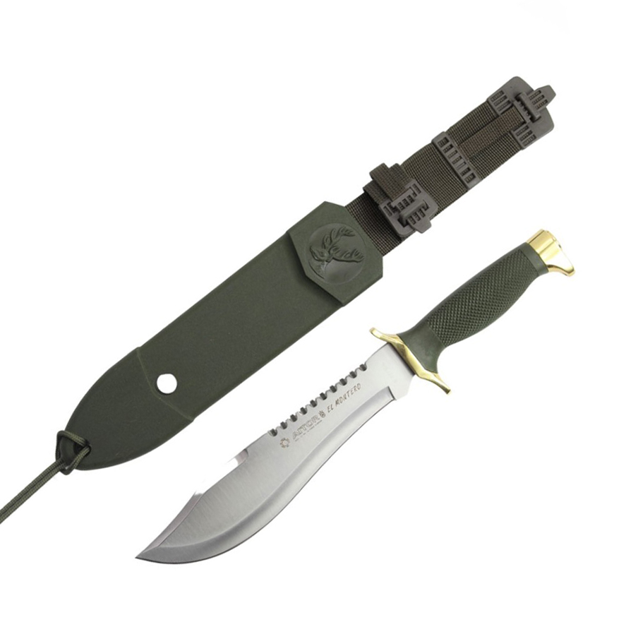 Cuchillo Militar Aitor Montero 16011 con hoja satinada
