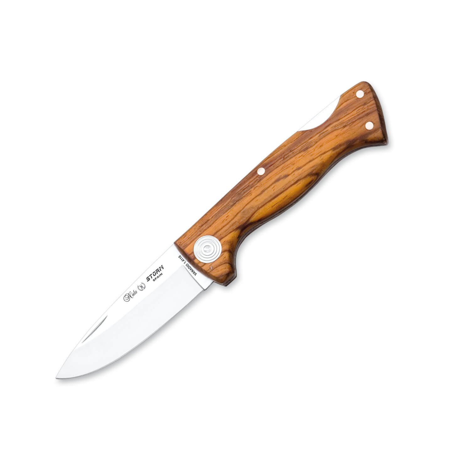 Navaja de bolsillo Nieto storm con hoja drop point de 7 cm y mang...