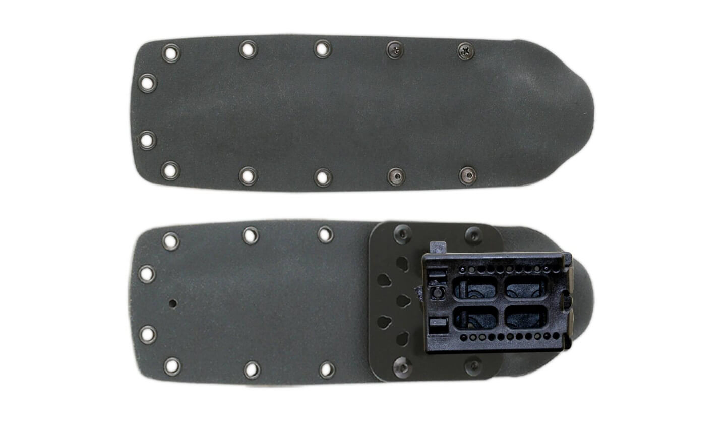 Cudeman Spartan cabo micarta preto. Bainha Kydex.