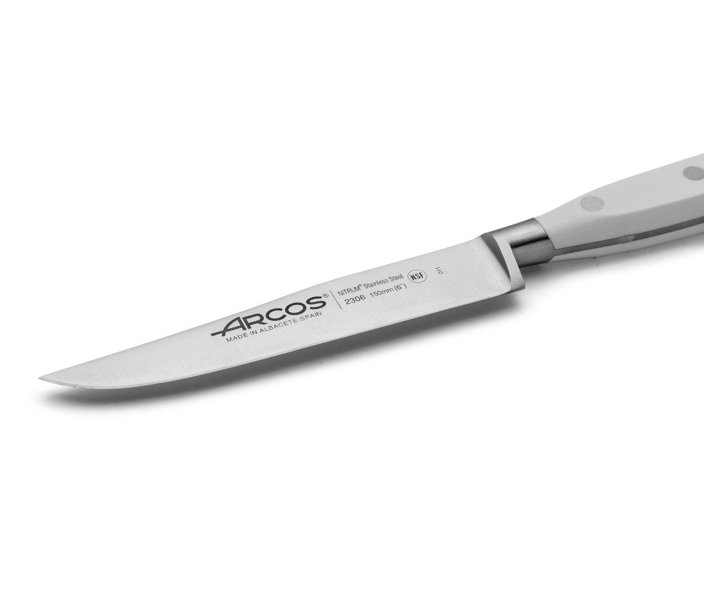 Cuchillo cocinero Arcos Riviera Blanca con hoja de 15 cm