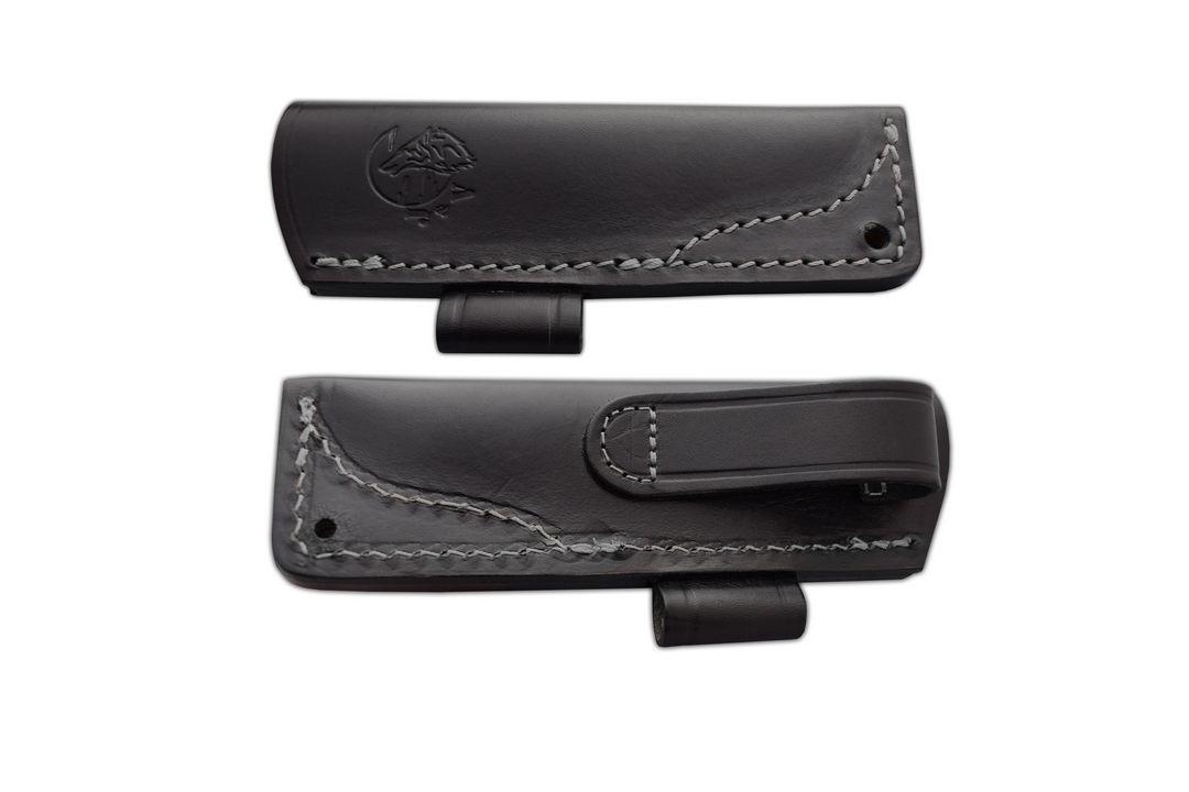 JV Cuchillo de cuello Nano 2.0 con cachas de micarta negra