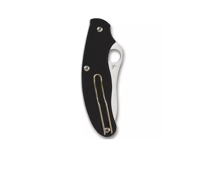 Canivete Spyderco UK Lâmina Slipit drop point aço CTS BD1N