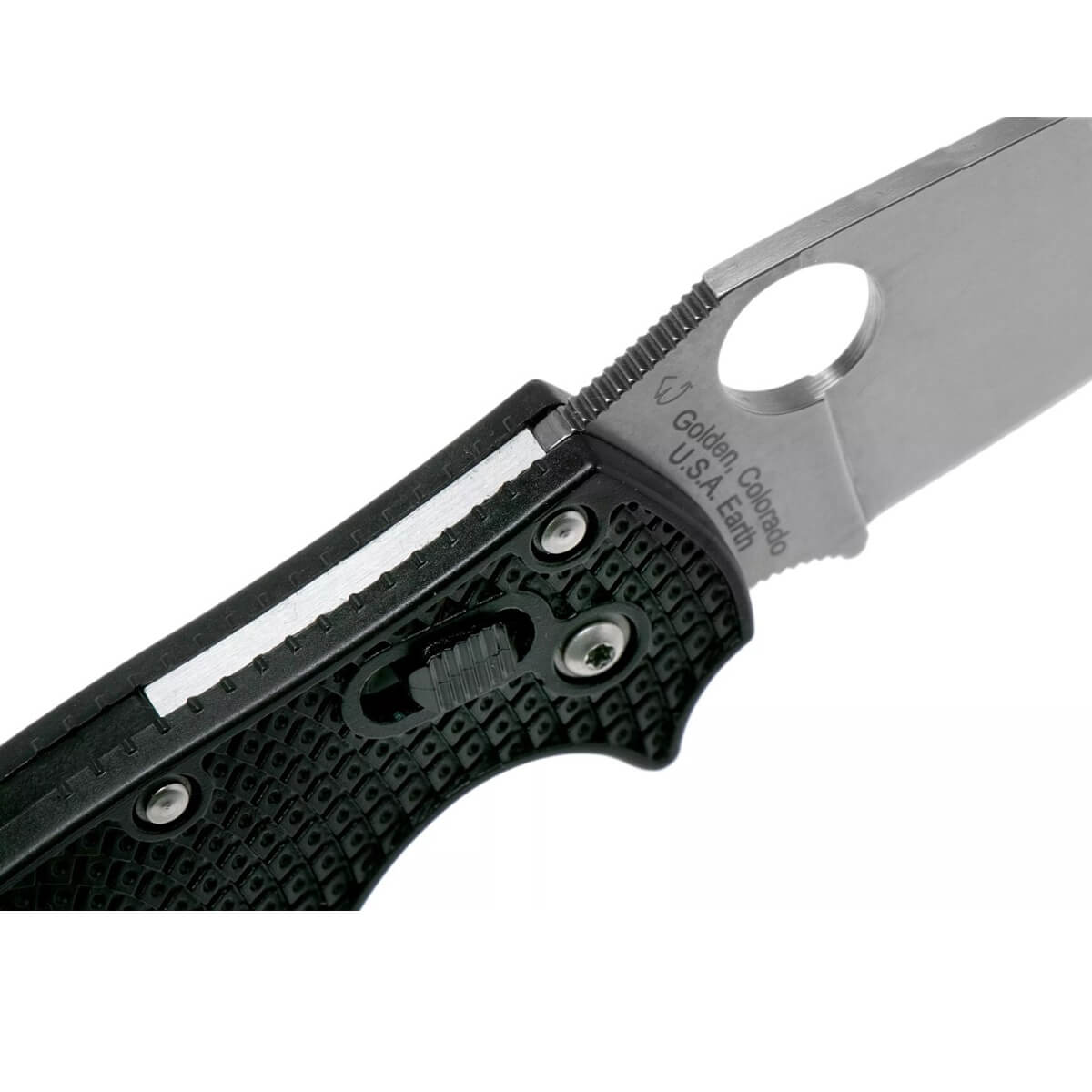 Canivete MANIX 2 com cabo de fibra de vidro preto e lâmina CTS-BD1N com fio liso