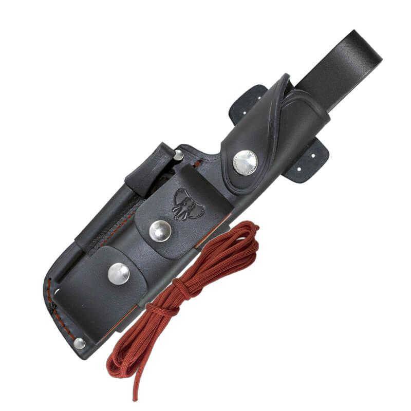 Cuchillo JJSK2 con acero Böhler N695. Mango micarta negra. Kit completo