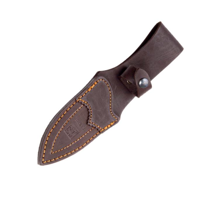 Cuchillo de caza Joker Venado con mango de madera de olivo y virola de acero inox