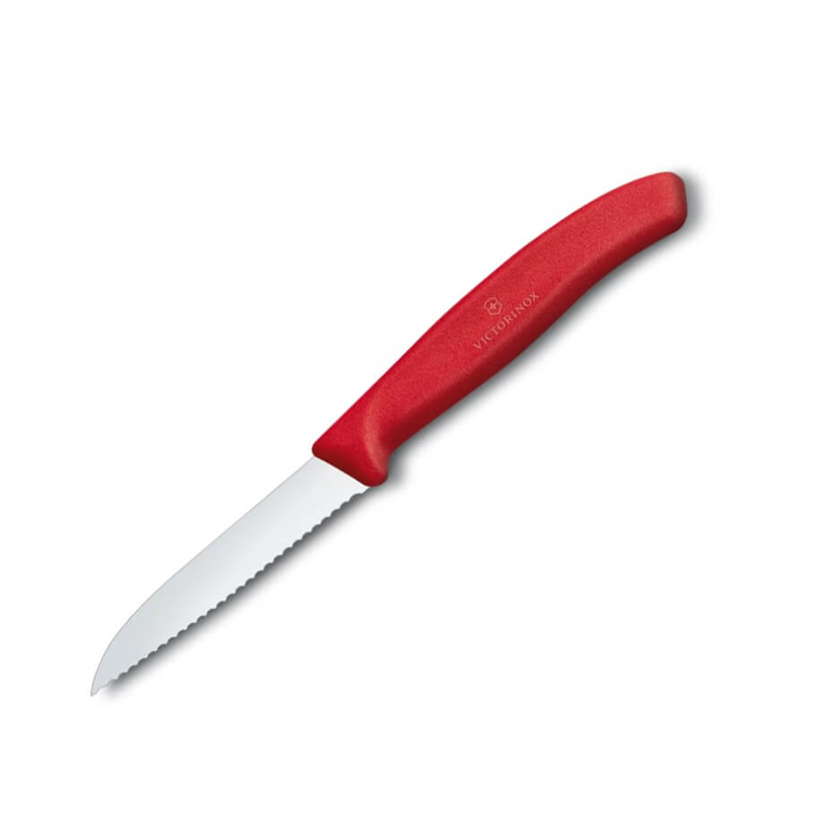 Cuchillo de verduras clásico Victorinox con hoja dentada y mango ...