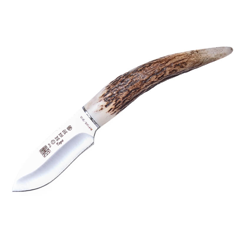 Cuchillo de cuello Joker Topo con mango de asta de ciervo y hoja ...