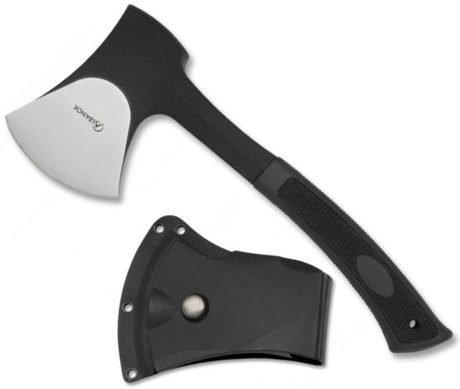ALBAINOX Sports Ax with black ABS handle, sheath and total length...