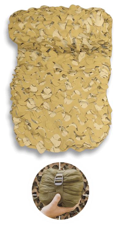 CAMOSYSTEM red de camuflaje de color desierto de dimensiones de 3...