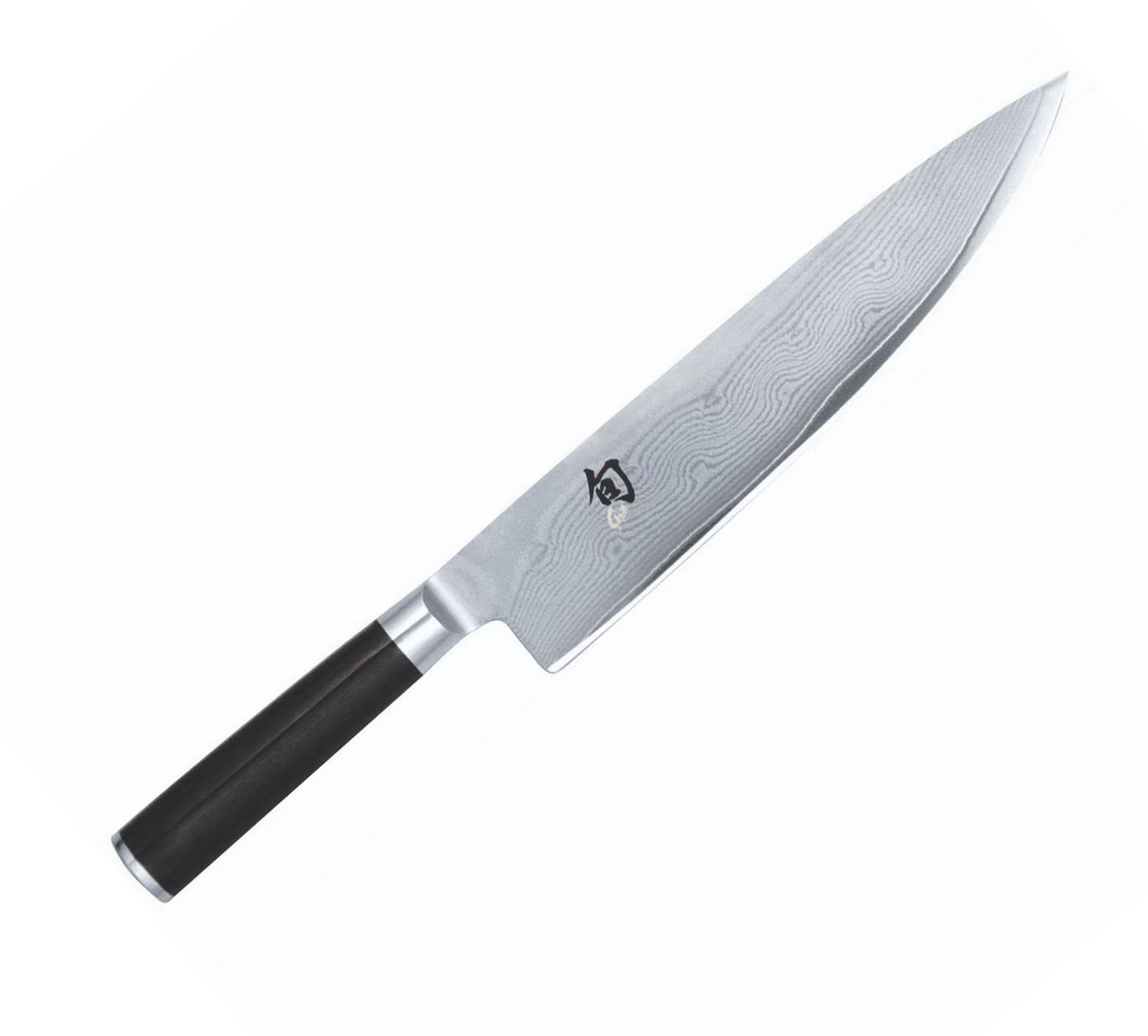 Cuchillo de chef Damasco Kai Shun Classic con mango de madera Pak...