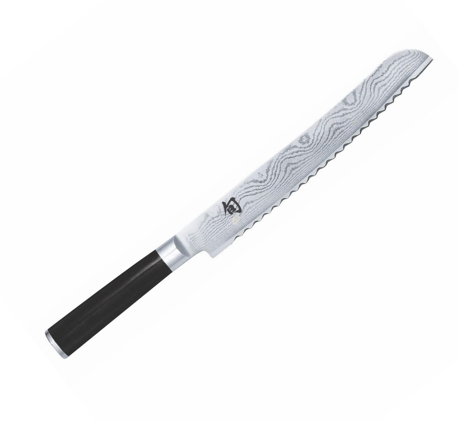 Cuchillo panero Damasco Kai Shun Classic con mango de madera Pakk...