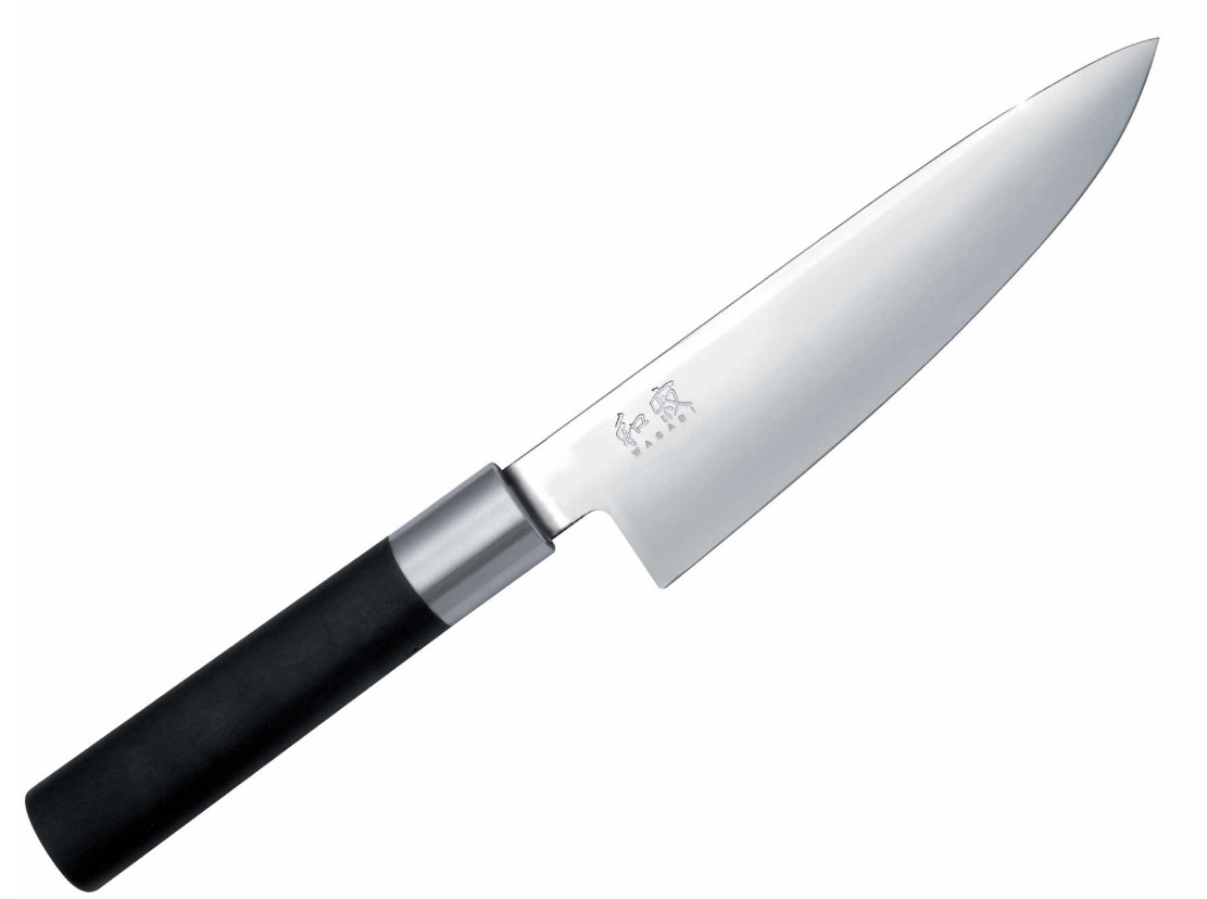 Cuchillo de chef KAI Wasabi Black 6715C con hoja de 15 cm