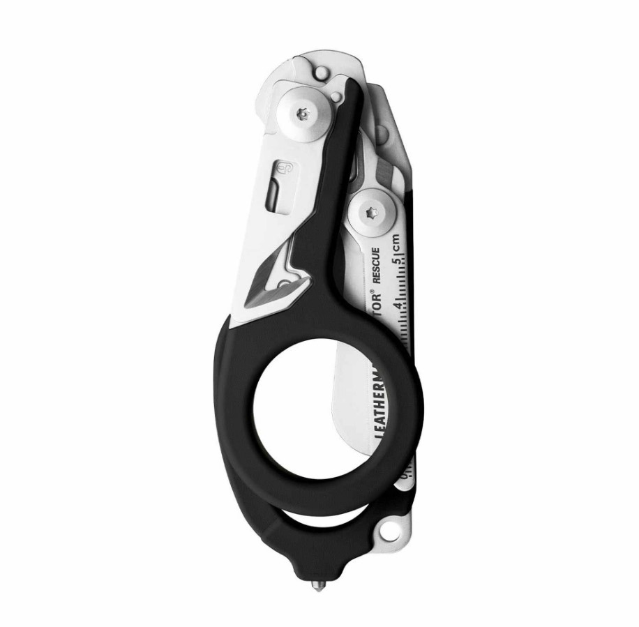 Tijeras multiherramienta Leatherman Raptor Rescue con mango negro