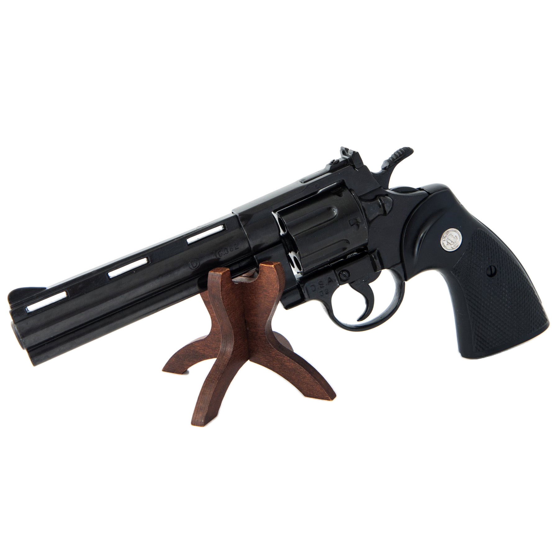 Réplica do revólver Python 6", EUA 1955, metal e plástico