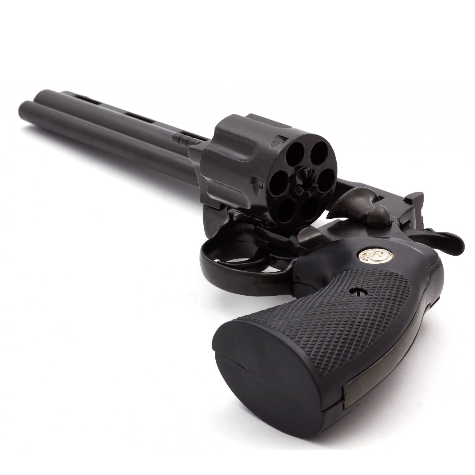 Réplica de revólver Python 8", EUA 1955, metal e plástico