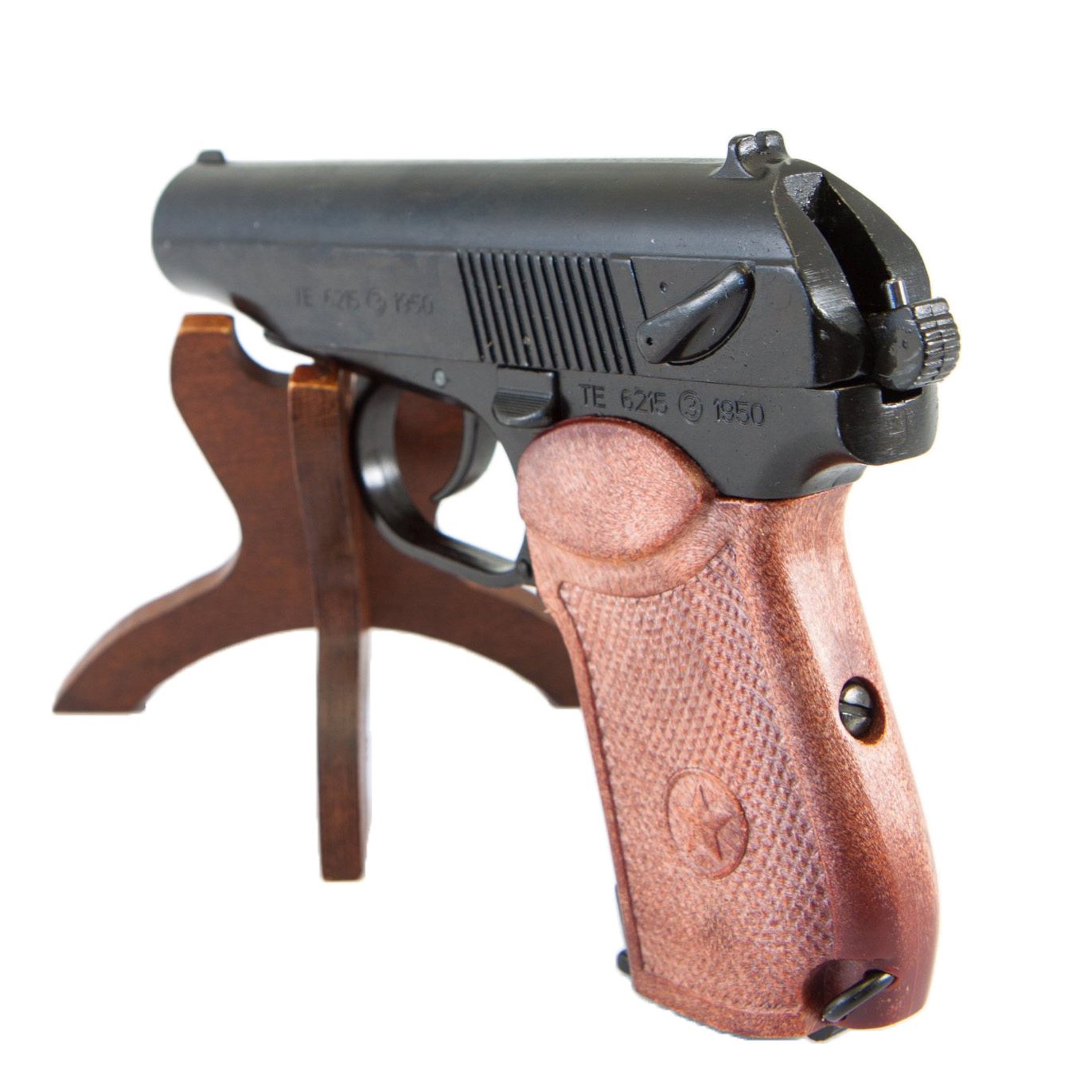 Réplica pistola PM, Russia 1955 de metal y plástico imitación madera