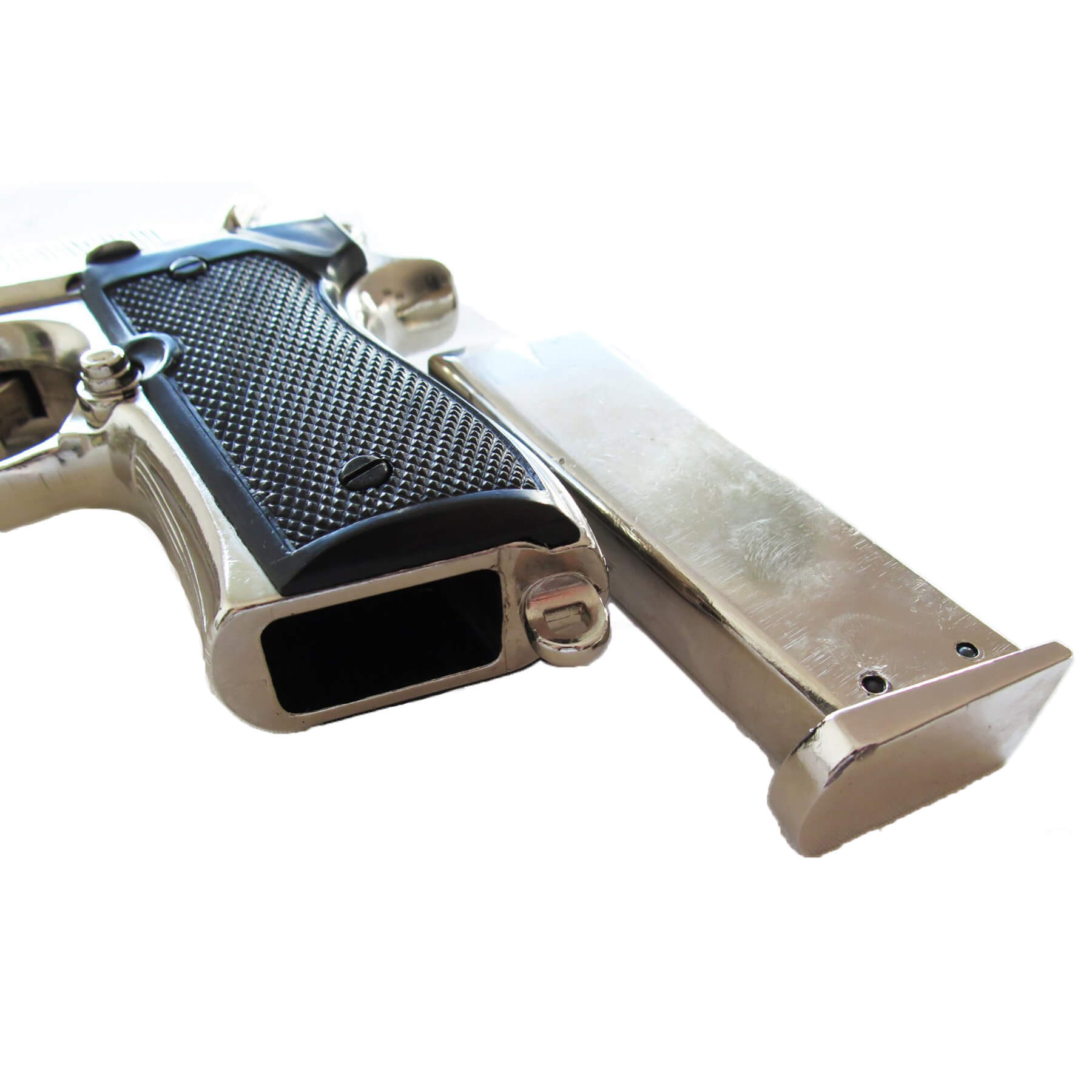 Réplica de pistola Beretta 92 F 9 mm Parabellum, Itália 1975, metal e plástico