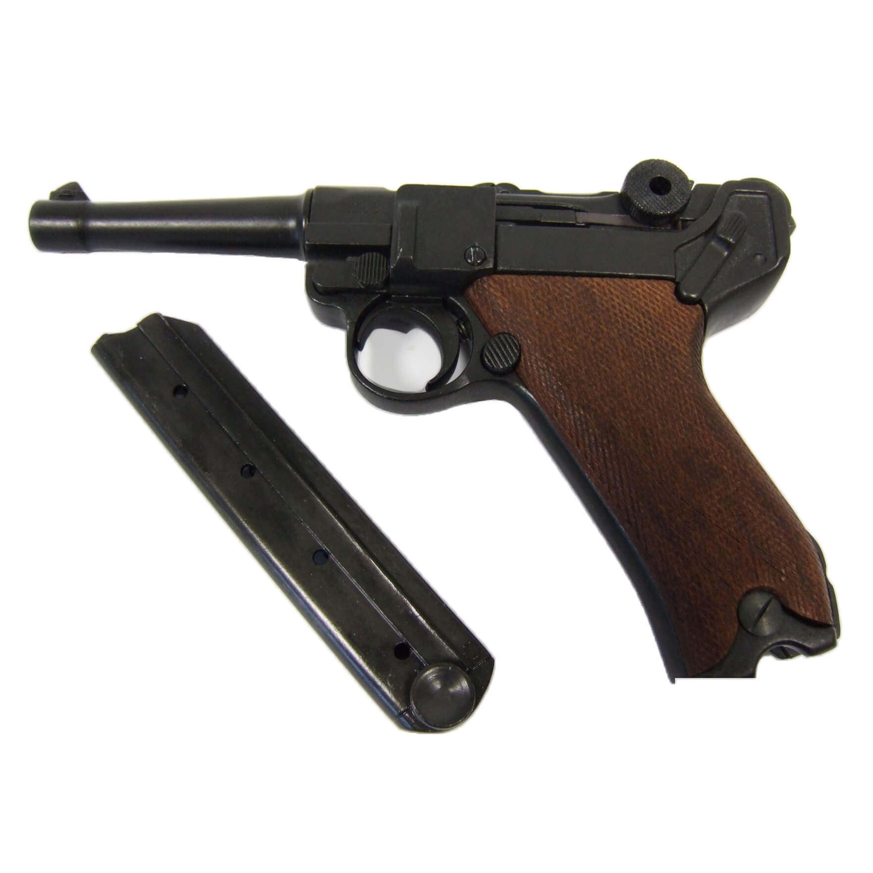 Pistola Parabellum Luger P08, Alemanha 1898 feita de metal e cabo...
