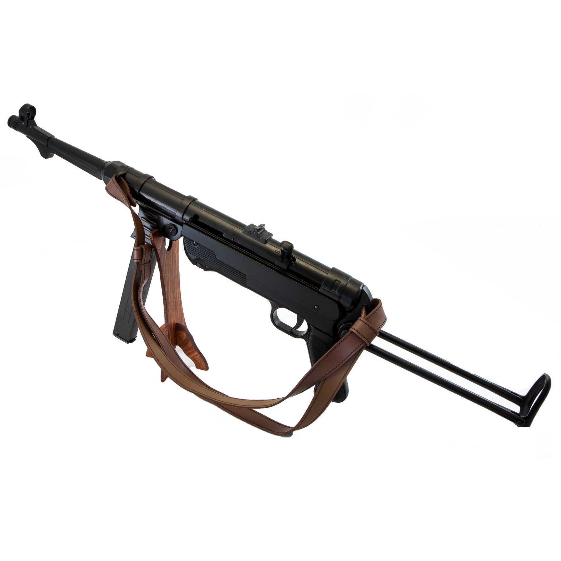 Réplica da metralhadora MP40, Alemanha 1940 feita de metal e plástico