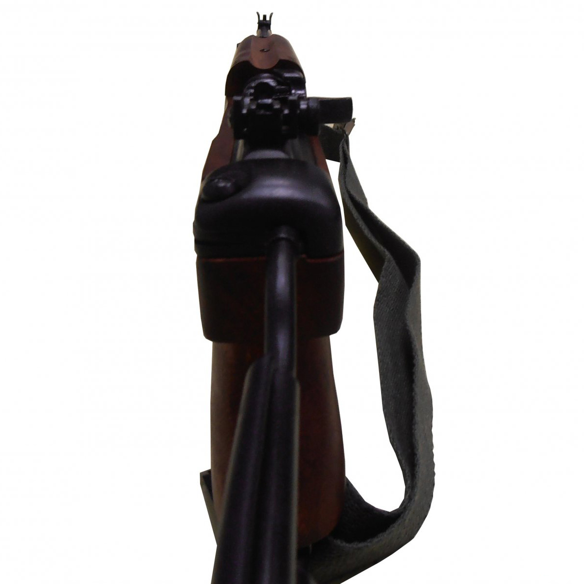 Replica of M1A1 carbine, paratrooper model, USA 1942 with folding stock and fabric strap