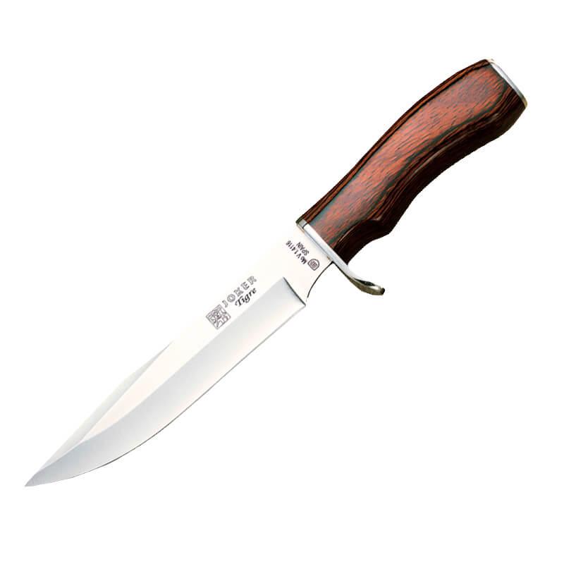 Joker Tigre hunting knife with stamina handle and 17 cm blade