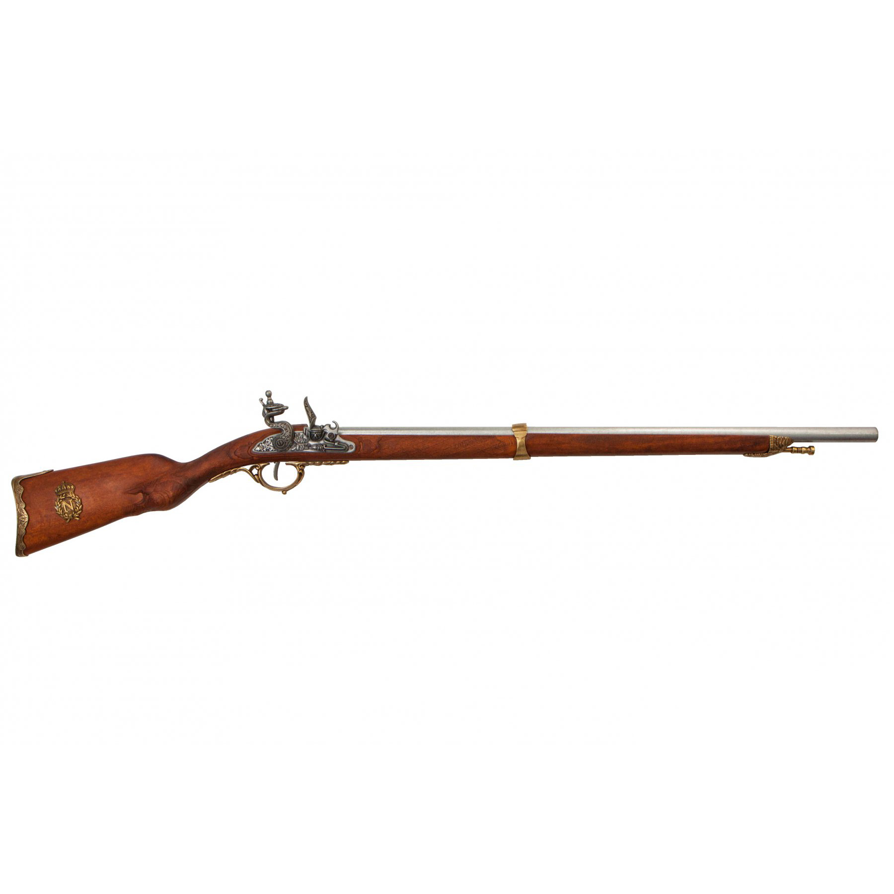 Espingarda de Napoleão, França 1807, feita em madeira e metal com...