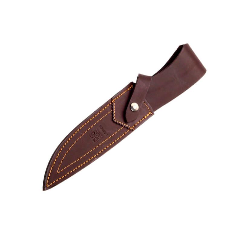 Cuchillo de caza Joker Tigre con mango de madera de olivo y hoja de 14,5 cm