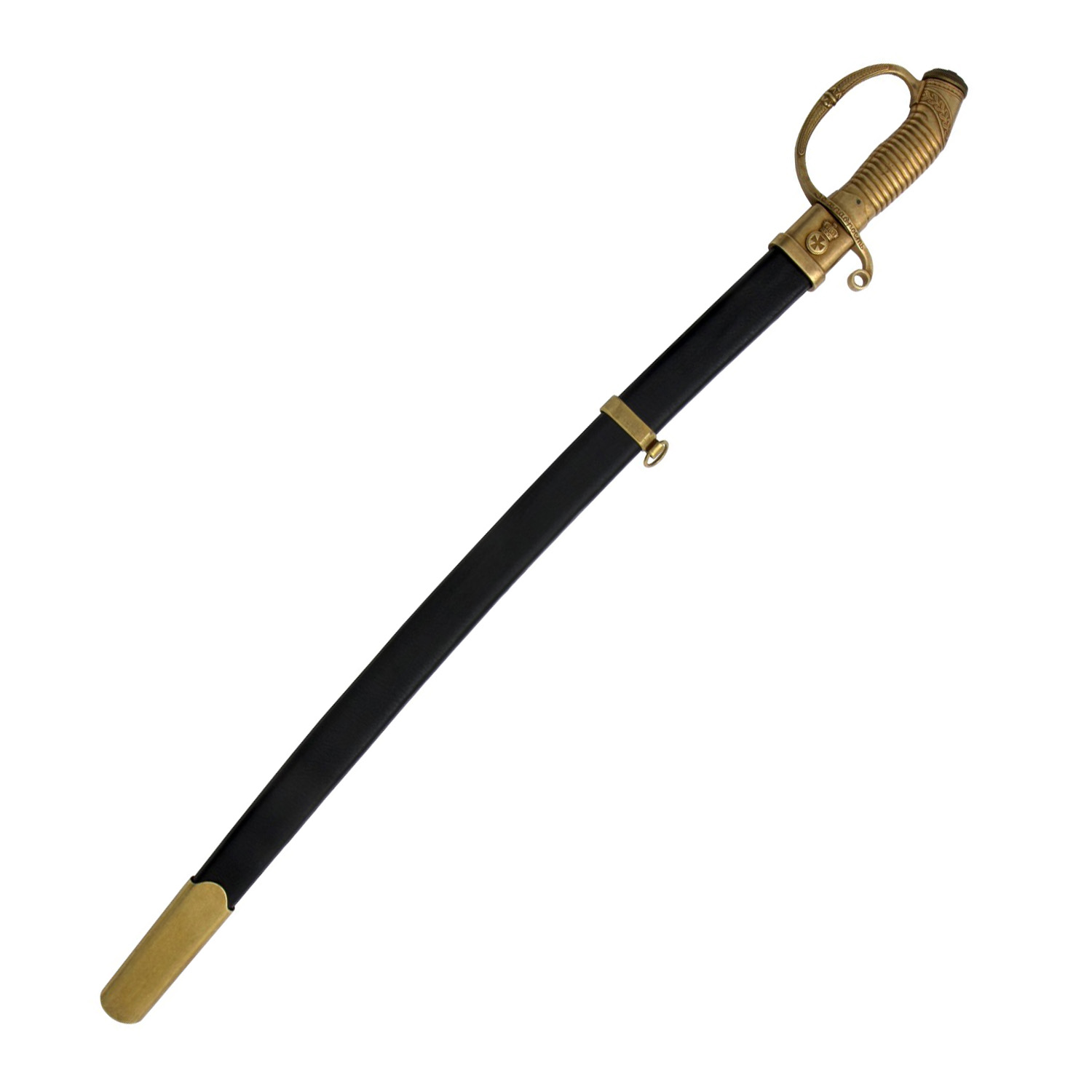 Sabre de São Jorge, Rússia 1913, fabricado em metal com bainha em...