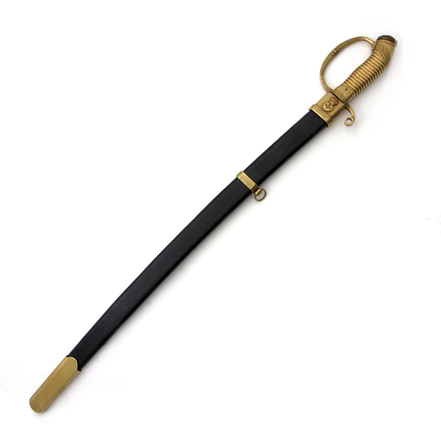 Sable de San Jorge, Rusia 1913, fabricado en metal con funda de plástico forrada