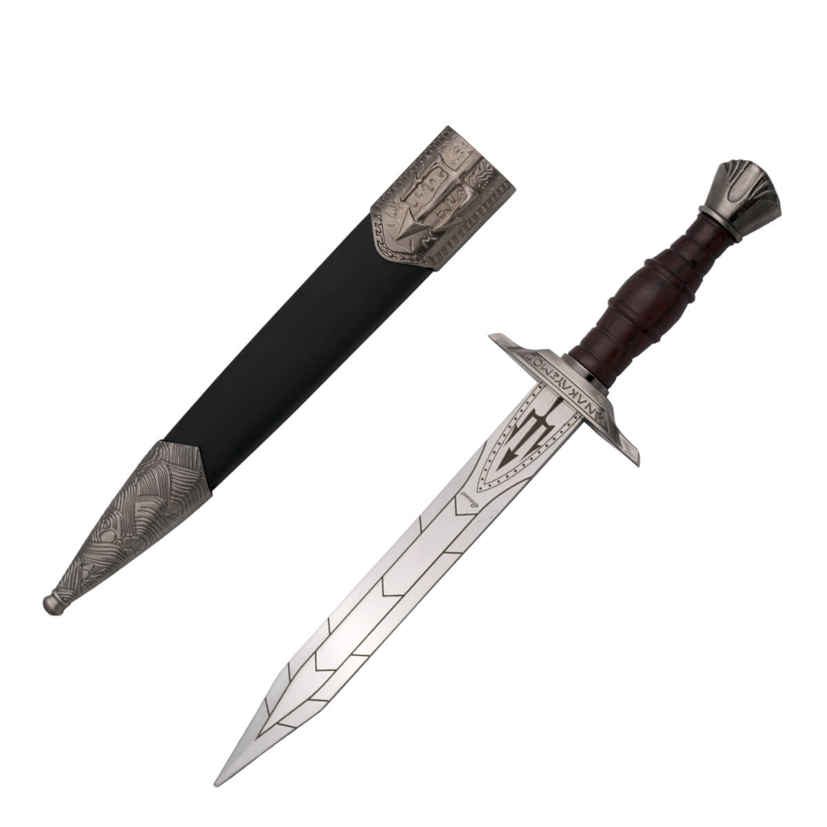 Adaga de Percy Jackson, filho de Netuno com pomo de guarda com pu...