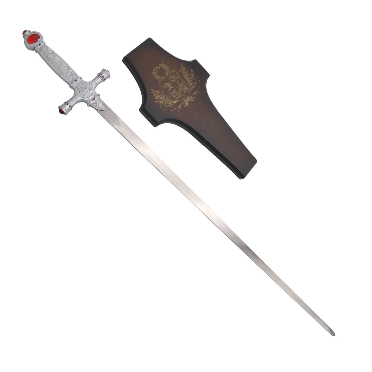 Espada de Harry Potter Gryffindor com pomo com pedras vermelhas