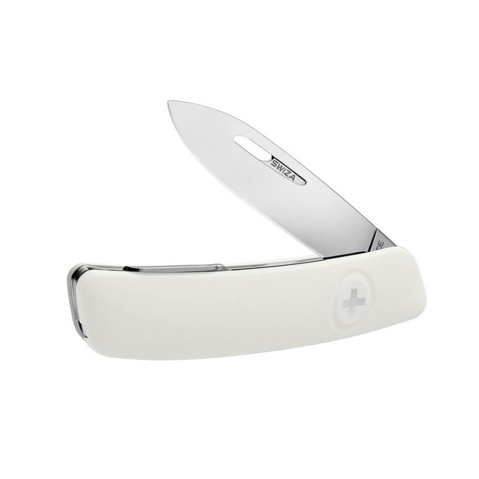 Faca multiuso branca Swiza D01 com 6 funções KNI.0010.1020
