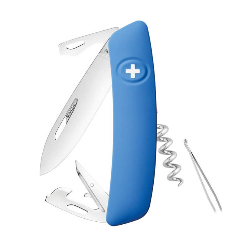 Navaja multiusos Swiza D03 Azul con 11 funciones