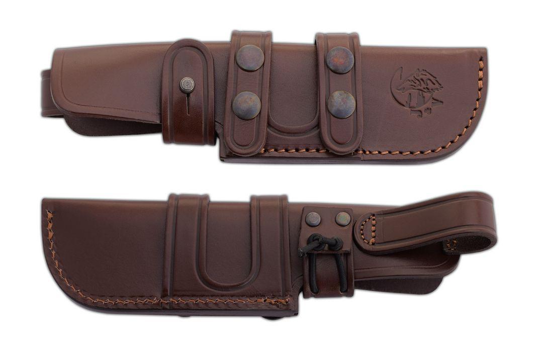 JV Thor cuchillo bushcraft Heavy duty con mango de madera de cocobolo