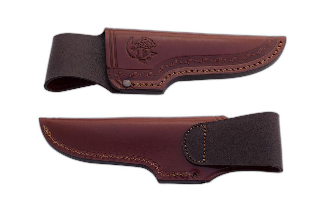 JV cuchillo Bushcraft con mango de micarta color marfil