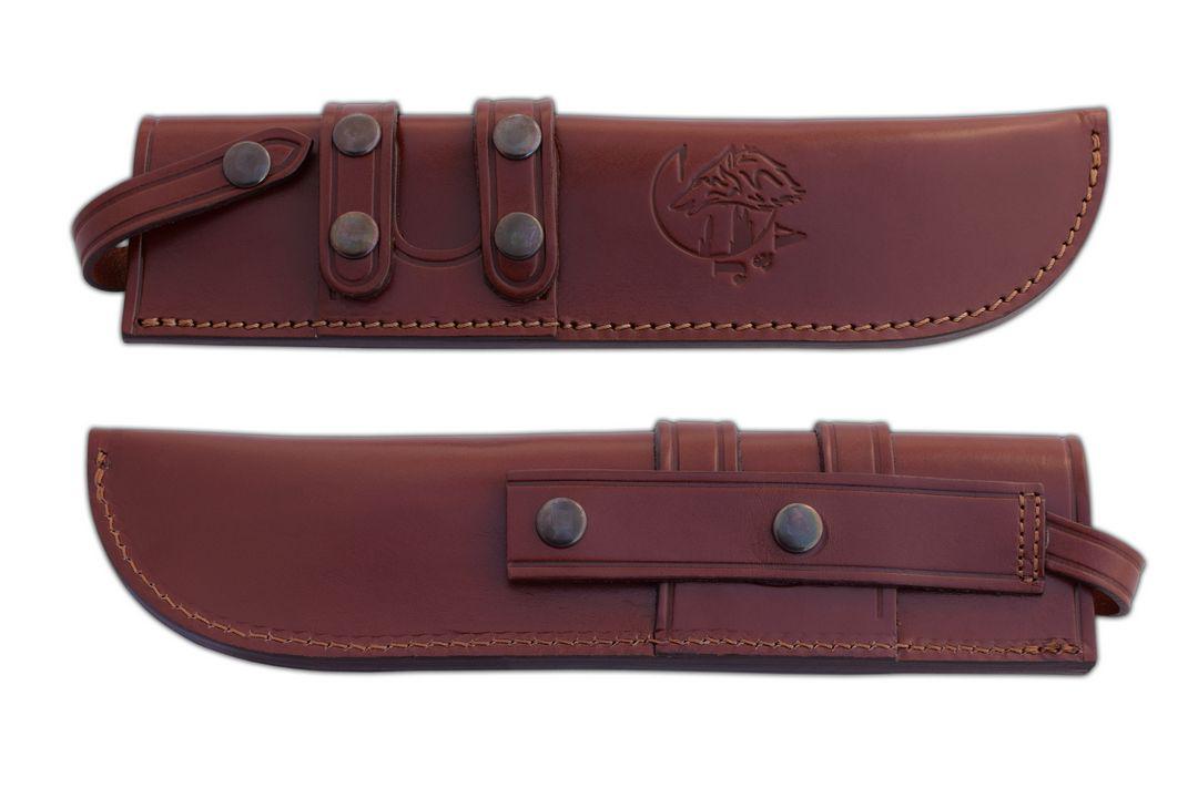 JV cuchillo Bowie con mango de madera de cocobolo