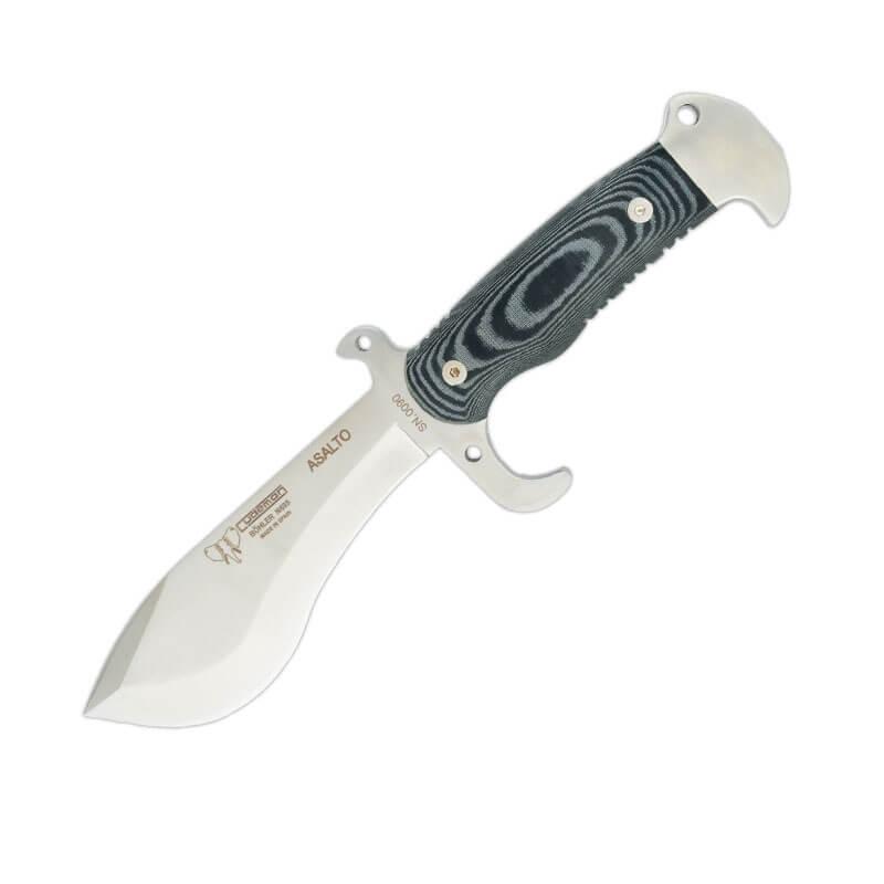 Couteau tactique modèle Cudeman ASALTO. Manche en micarta noir. G...