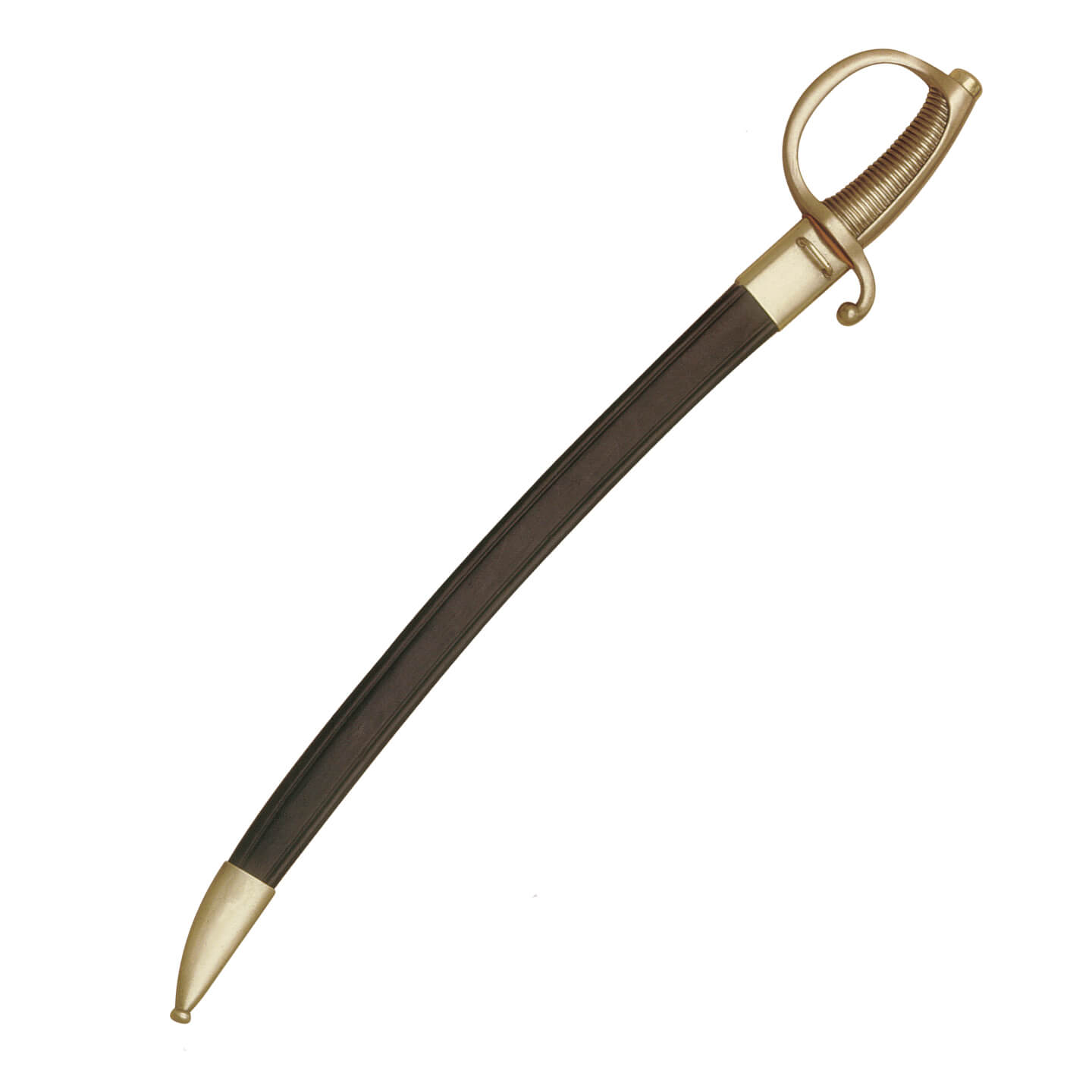 Sabre Briquet Dourado com bainha preta Marto 398.1