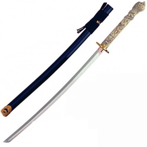 Connor Macleod Katana mit Marto-Drachenkopf-Harzgriff HI8185