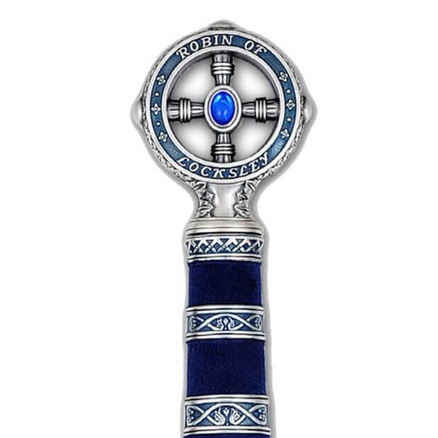 Espada Robin Hood plata con grabado profundo Marto MA754.1