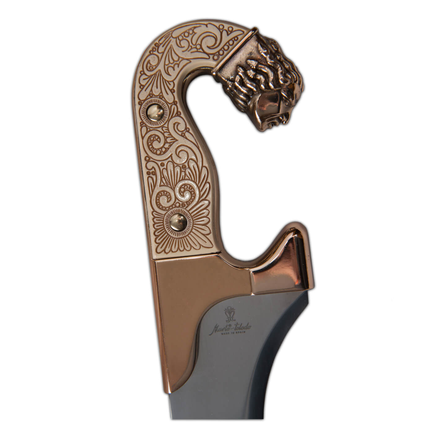 Falcata ibérica com cabo com acabamento em bronze e imitação de marfim Marto 507