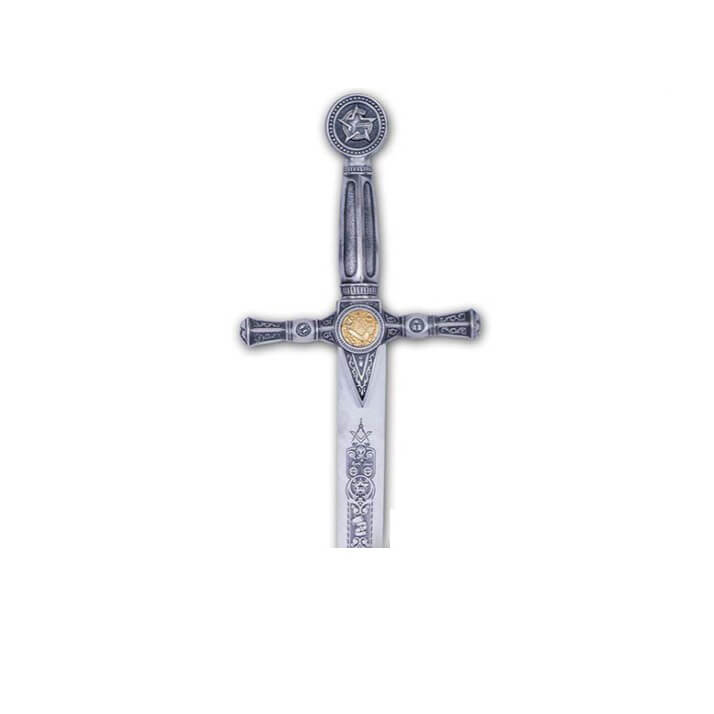Espada Cadete Masons com cabo de prata com gravuras Marto 8644