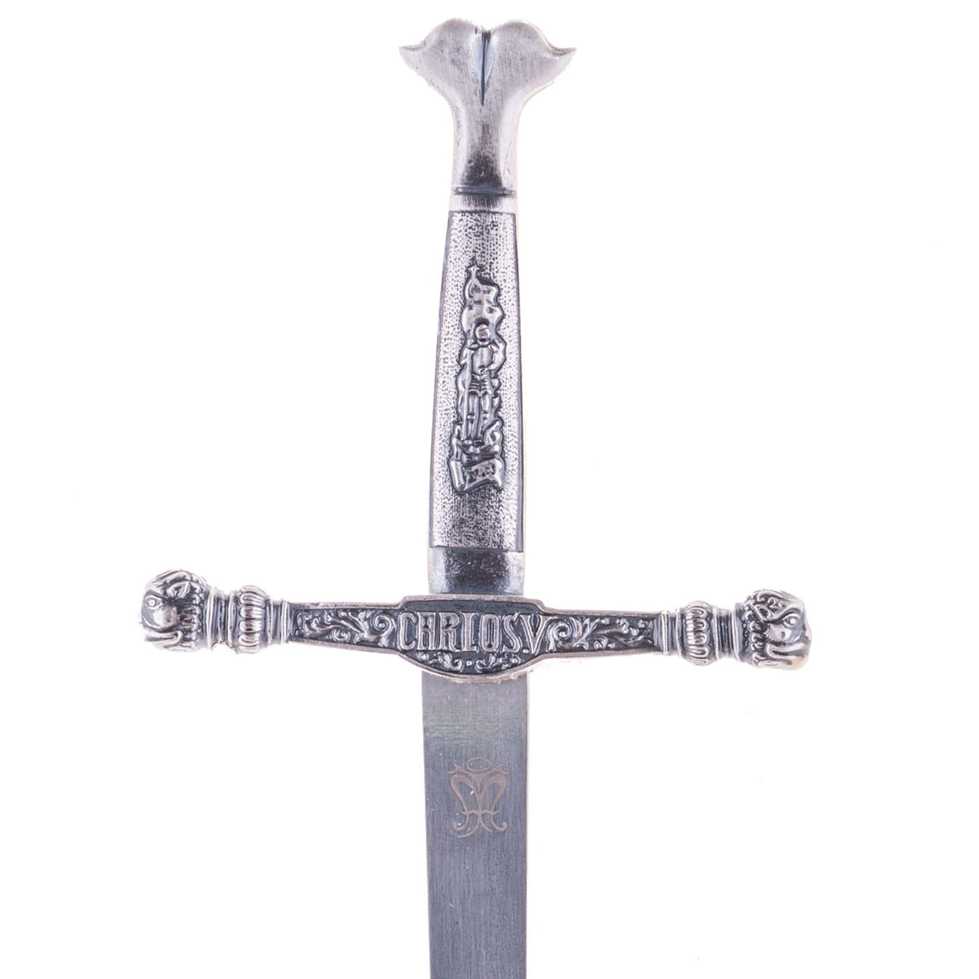 Charles V sword letter opener with silver finish Marto 8211
