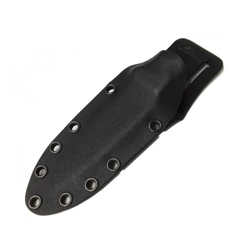 Cuchillo tactico Muela Kodiak con hoja de acero sandvik y mango en micarta negra y funda kydex