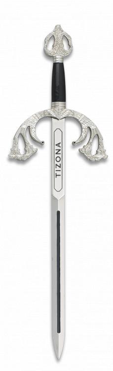 Espada de zinco TIZONA com lâmina de 18 cm TOLE10 Imperial