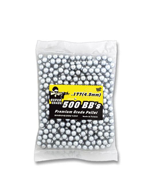 Bolsa de 500 bolas de acero para airsoft calibre 4,5 mm