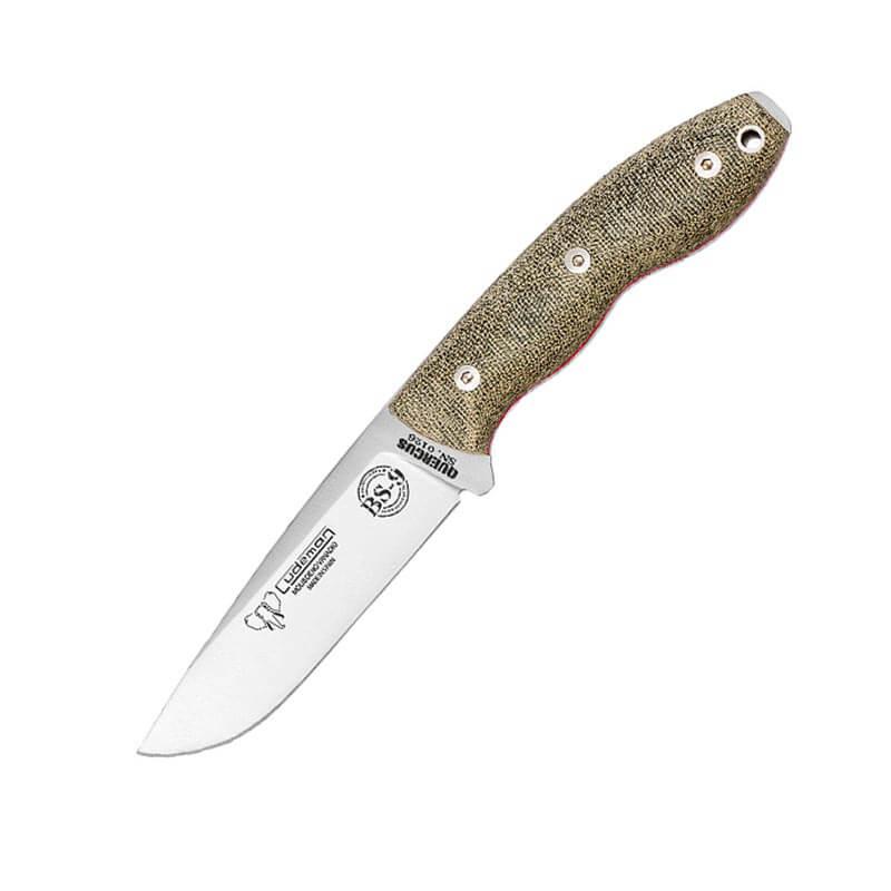 Cuchillo bushcraft BS9 QUERCUS Cudeman. Mango canvas verde oliva....