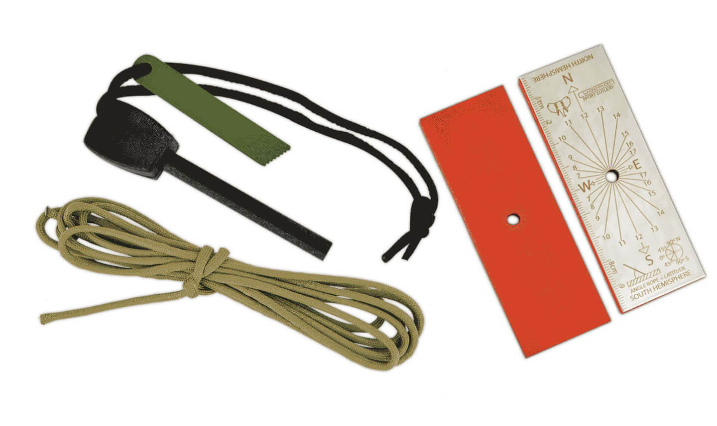 Cuchillo MT5 Cudeman. Mango nogal pulido. Acero Böhler N-695. Funda de cuero. Kit completo