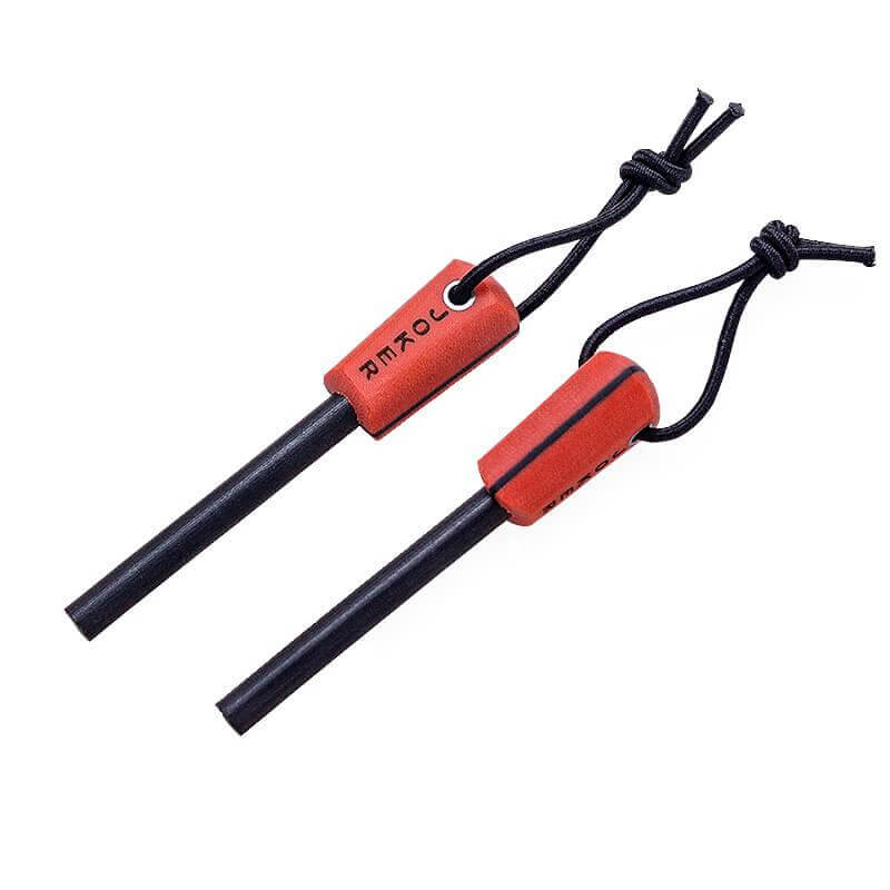 Joker BS9 Lynx con mango de micarta naranja y funda kydex con pedernal