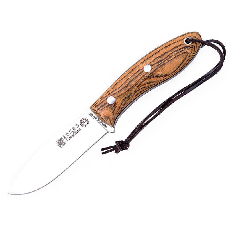 Joker BS9 Canadiense bushcraft knife with hornwood handle